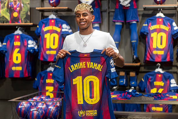 Lamine Yamal Inherits Messi’s Iconic No. 10 Shirt; Club Confirms